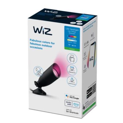 WiZ - LED RGBW prigušiva spoljna spot svetiljka SPOT LED/4W/12V 2700K-5000K IP65 Wi-Fi