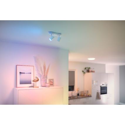 WiZ - LED RGBW prigušiva ugrađena spot svetiljka IMAGEO 1xGU10/4,9W/230V CRI 90 Wi-Fi crna
