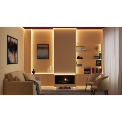 WiZ - LED RGBW prigušiva traka 10m LED/12W/230V 2700-6500K Wi-Fi