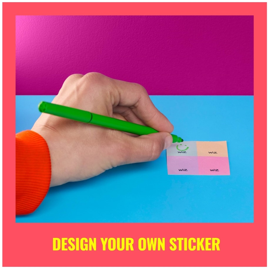 WiZ - NFC samolepljive nalepnice za upravljanje osvetljenjem, 4 kom