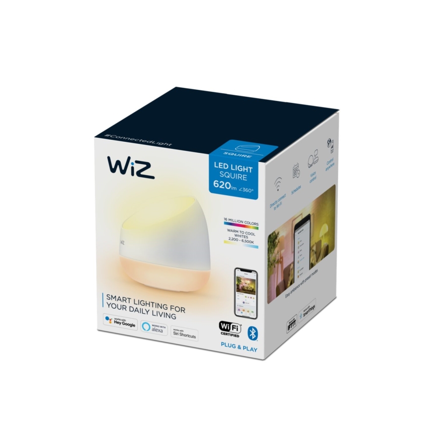 WiZ - prigušiva LED RGBW stona lampa SQUIRE LED/9W/230V 2200-6500K Wi-Fi