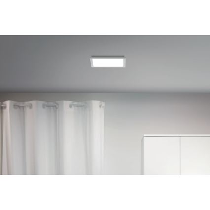 WiZ - LED prigušiva plafonska svetiljka SUPERSLIM LED/12W/230V 2700-6500K Wi-Fi bela