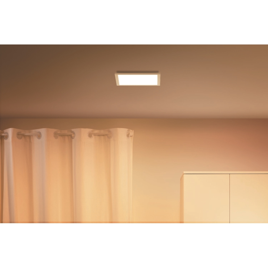 WiZ - LED prigušiva plafonska svetiljka SUPERSLIM LED/12W/230V 2700-6500K Wi-Fi bela
