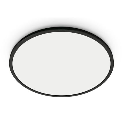 WiZ - LED prigušiva plafonska svetiljka SUPERSLIM LED/16W/230V 2700-6500K Wi-Fi crna