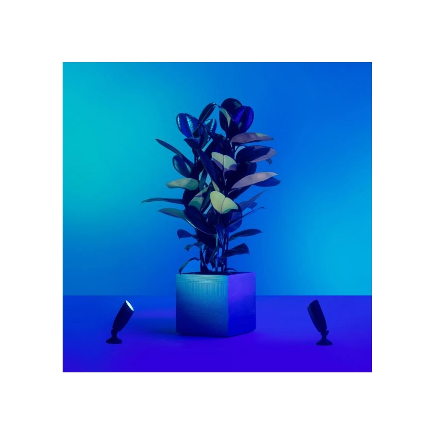 WiZ - KOMPLET 2x LED RGBW prigušiva spoljašnja SPOT LED/10W/230V 2700-5000K IP65 Wi-Fi