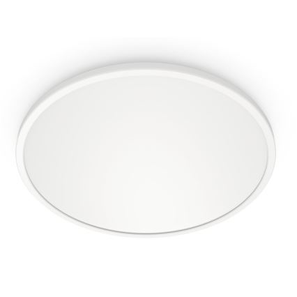 WiZ - LED prigušiva plafonska svetiljka SUPERSLIM LED/16W/230V 2700-6500K Wi-Fi bela