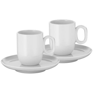 WMF - SET 2x šoljica za espresso sa tanjirićem BARISTA bela
