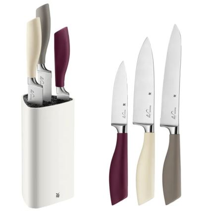 WMF - Set kuhinjskih noževa ELEMENTS sa stalkom, 4 kom