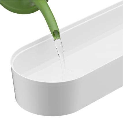 WMF - Set od 3 samozalivajuće saksije GOURMET za začinsko bilje, bela/nerđajući čelik