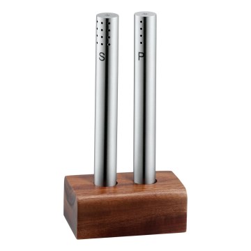 WMF - Set za so i biber, 2 kom., 7,8 cm, od bagrema