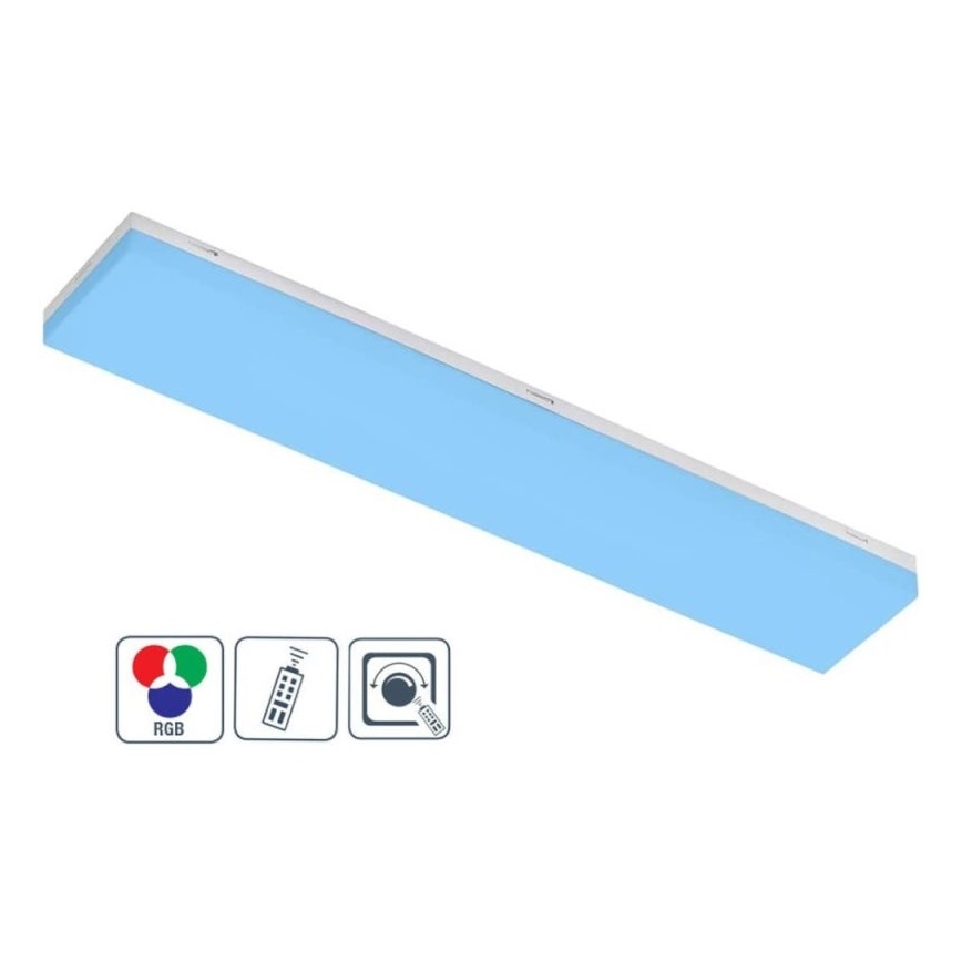 Wofi 11276 - LED RGB proširivi, prigušiva nadgradni panel FOURLIGHTS LED/10W/230V
