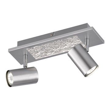 Wofi 11590 - LED spot svetiljka BALI 2xGU10/5W/230V + LED/4,5W/230V