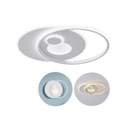 Wofi 11621 - prigušiva LED stropna svetiljka AKON LED/38W/230V 2700-5500K + daljinski upravljač