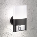 Wofi 12227 - LED kućni broj DIEGO LED/10,5W/230V 3000K IP54