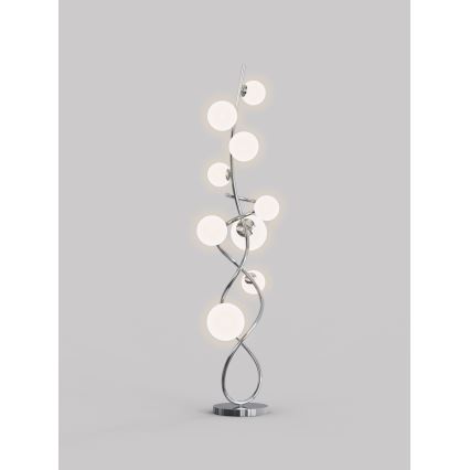 Wofi 3014-907 - LED podna lampa NANCY 9xG9/3,5W/230V sjajni hrom