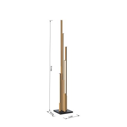 Wofi 3032-506 - LED prigušiva podna lampa CATANIA LED/24W/230V