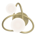 Wofi 4014-201 - LED zidno svetlo NANCY 2xG9/3,5W/230V zlatno/belo