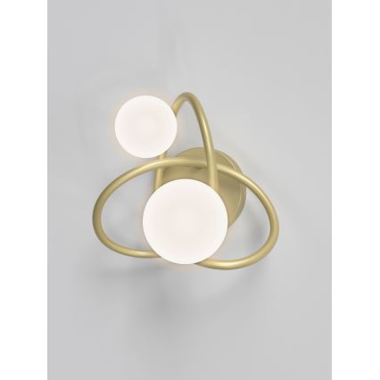 Wofi 4014-201 - LED zidno svetlo NANCY 2xG9/3,5W/230V zlatno/belo