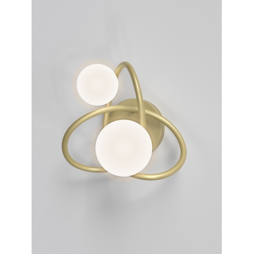 Wofi 4014-201 - LED zidno svetlo NANCY 2xG9/3,5W/230V zlatno/belo