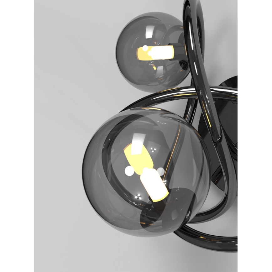 Wofi 4014-205 - LED zidno svetlo NANCY 2xG9/3,5W/230V crna/sjajni hrom