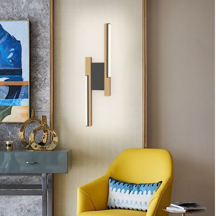 Wofi 4031-206- LED prigušiva zidna svetiljka PALERMO 11W/230V kaučukovac