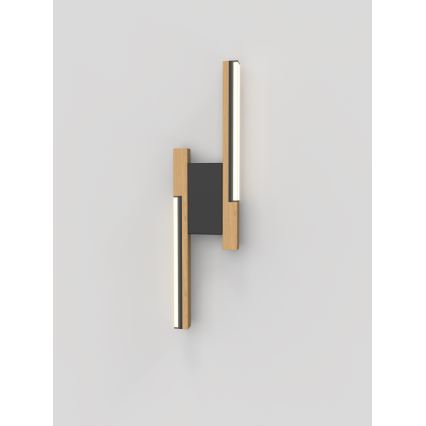 Wofi 4031-206- LED prigušiva zidna svetiljka PALERMO 11W/230V kaučukovac