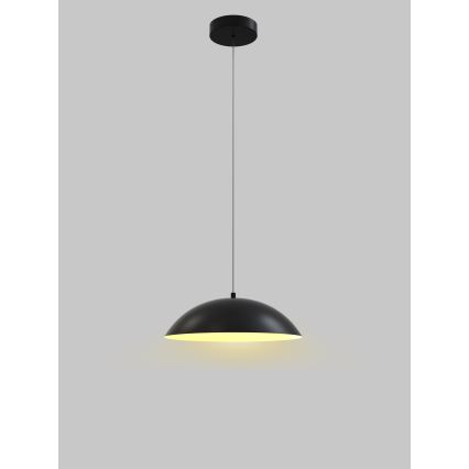 Wofi 6001-104 - LED prigušiva luster na sajli ROSCOFF LED/19W/230V crna/zlatna