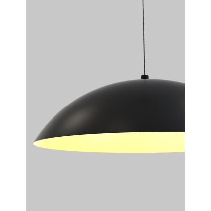 Wofi 6001-104 - LED prigušiva luster na sajli ROSCOFF LED/19W/230V crna/zlatna