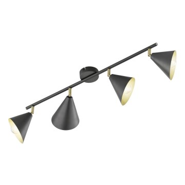 Wofi 70108G - Stropna lampa GLORIA 4xE14/28W/230V