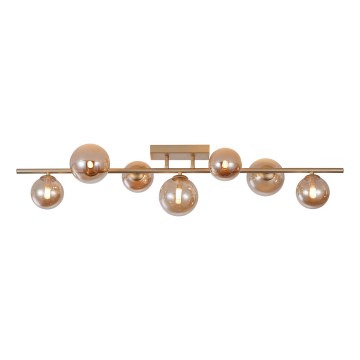 Wofi 7014-701W - LED plafonski luster VILLA 7xG9/3W/230V u zlatnoj boji
