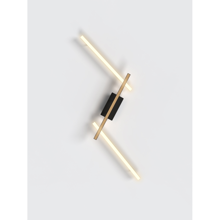 Wofi 7021-306 - LED prigušiva zidna svetiljka RIMINI LED/40W/230V braon/crna