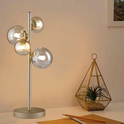 Wofi 8014.04.14.9000 - LED stona lampa VILLA 4xG9/3W/230V zlatna