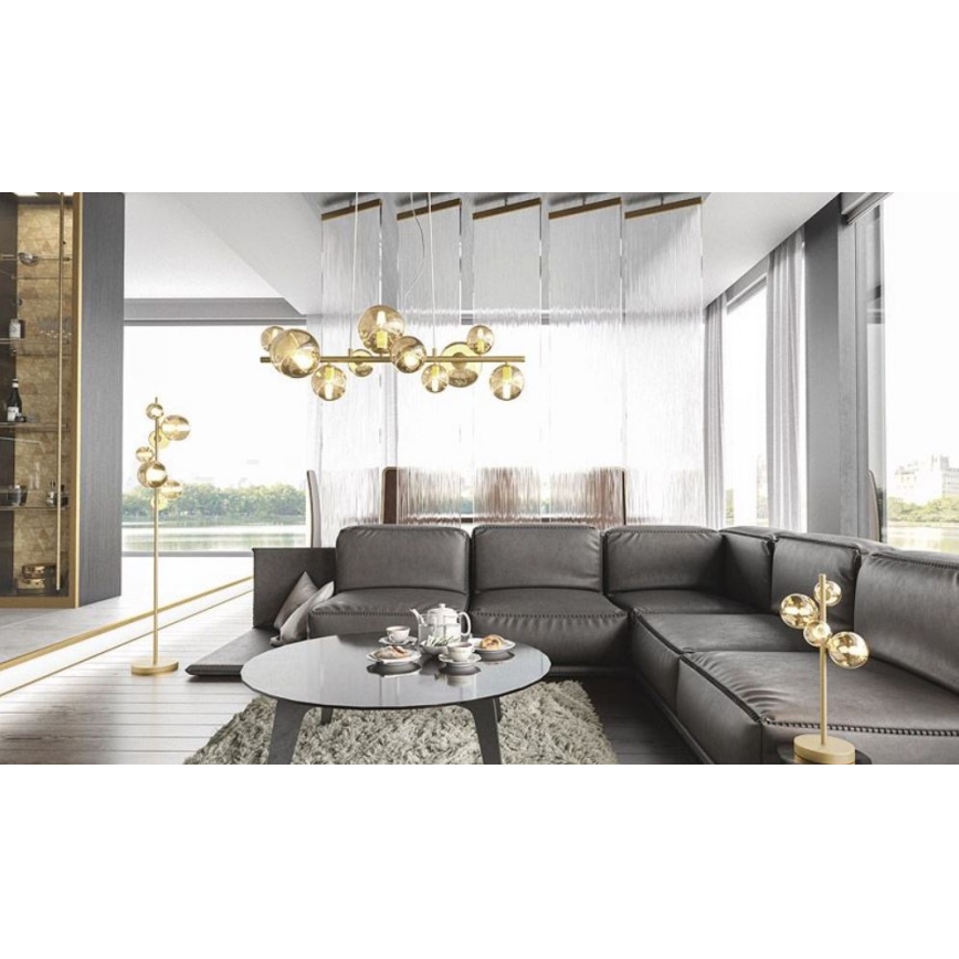 Wofi 8014.04.14.9000 - LED stona lampa VILLA 4xG9/3W/230V zlatna