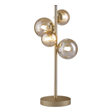 Wofi 8014.04.14.9000 - LED stona lampa VILLA 4xG9/3W/230V zlatna