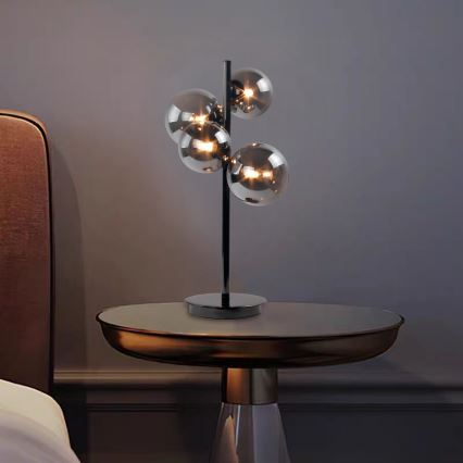 Wofi 8014.04.24.9000 - LED stona lampa VILLA 4xG9/3W/230V crna