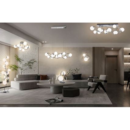Wofi 8014-207 - LED stona lampa NANCY 2x G9/3,5W/230V sjajni hrom