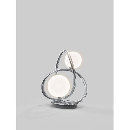 Wofi 8014-207 - LED stona lampa NANCY 2x G9/3,5W/230V sjajni hrom