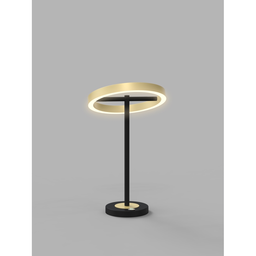 Wofi 8016-104 - LED dodirna prigušiva stolna lampa BREST LED/10,5W/230V crna/zlatna