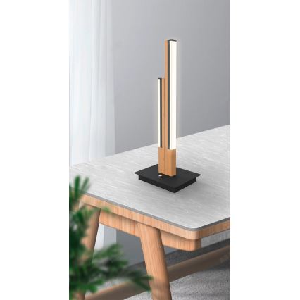 Wofi 8031-206 - LED stona lampa PALERMO LED/10,5W/230V kaučukovo drvo