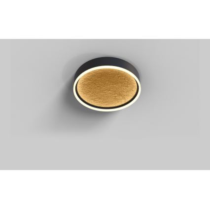 Wofi 9002-104M - LED prigušiva stropna svetiljka BORDEAUX LED/37W/230V crna/zlatna