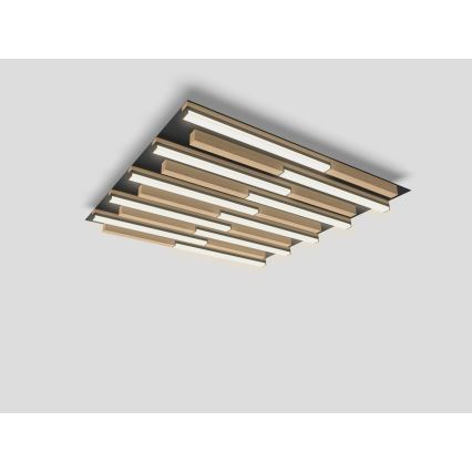 Wofi 9031-1006 - LED prigušiva stropna svetiljka PALERMO LED/40W/230V od kaučukovca