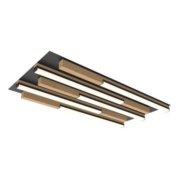 Wofi 9031-506S - prigušiva LED stropna svetiljka PALERMO LED/34W/230V kaučukovo drvo