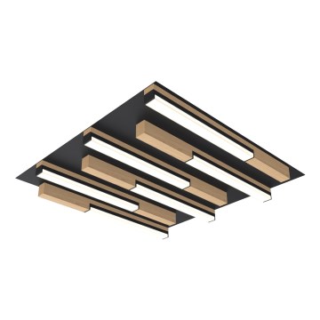 Wofi 9031-606 - LED prigušiva plafonska svetiljka PALERMO LED/26W/230V kaučukovog drveta