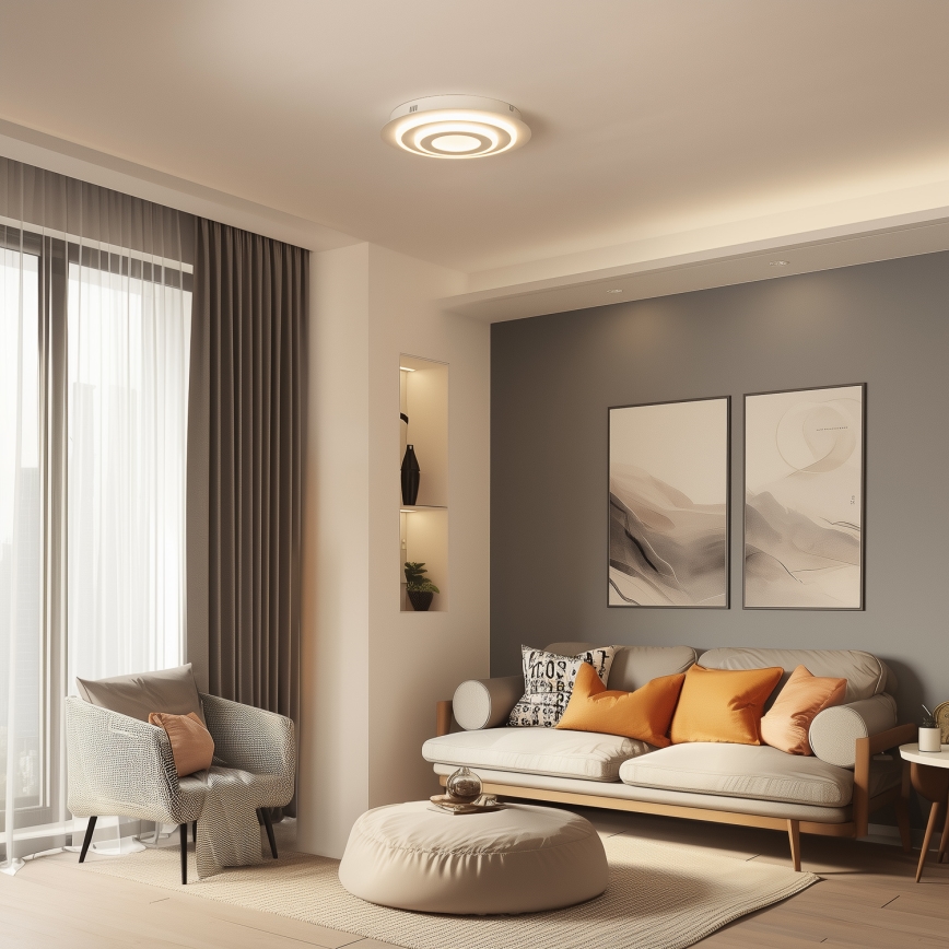 Wofi 9464.01.06.9000 - LED plafonsko svetlo FLYNN LED/25W/230V prečnika 60 cm belo