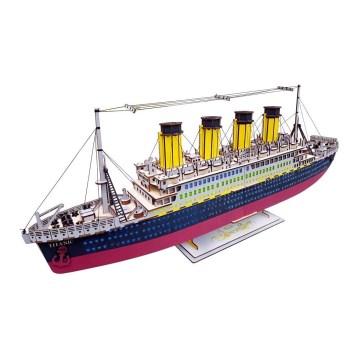 Woodcraft - Drvena 3D slagalica Titanic