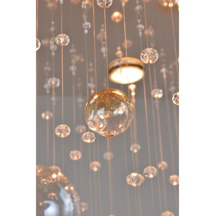 Wranovsky JWZ610100101 - Kristalni ugradbeni luster ORBIS 10xGU10/40W/230V