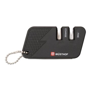 Wüsthof - Džepni oštrač za nože, crni