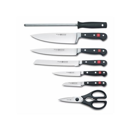 Wüsthof - Set kuhinjskih noževa u stalku CLASSIC, 8 kom, jasen/bež