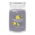 Yankee Candle - Mirisna sveća BLACK TEA & LEMON velika 567 g 60–90 sati