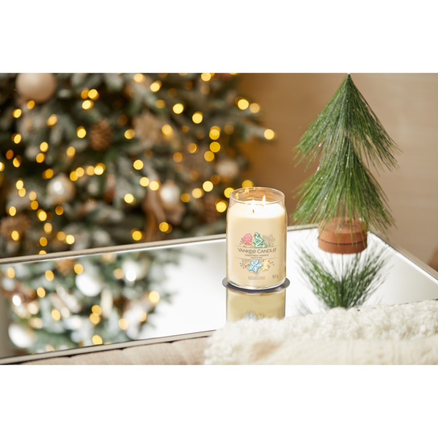 Yankee Candle - Mirisna sveća CHRISTMAS COOKIE, velika, 567 g, 60-90 sati